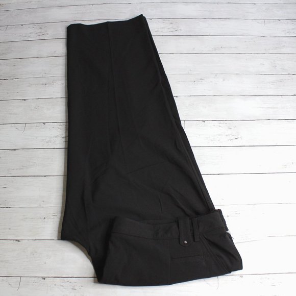 Larry Levine Women's Trouser Suit Dress Pants Plus Size 24W Black - Picture 2 of 6